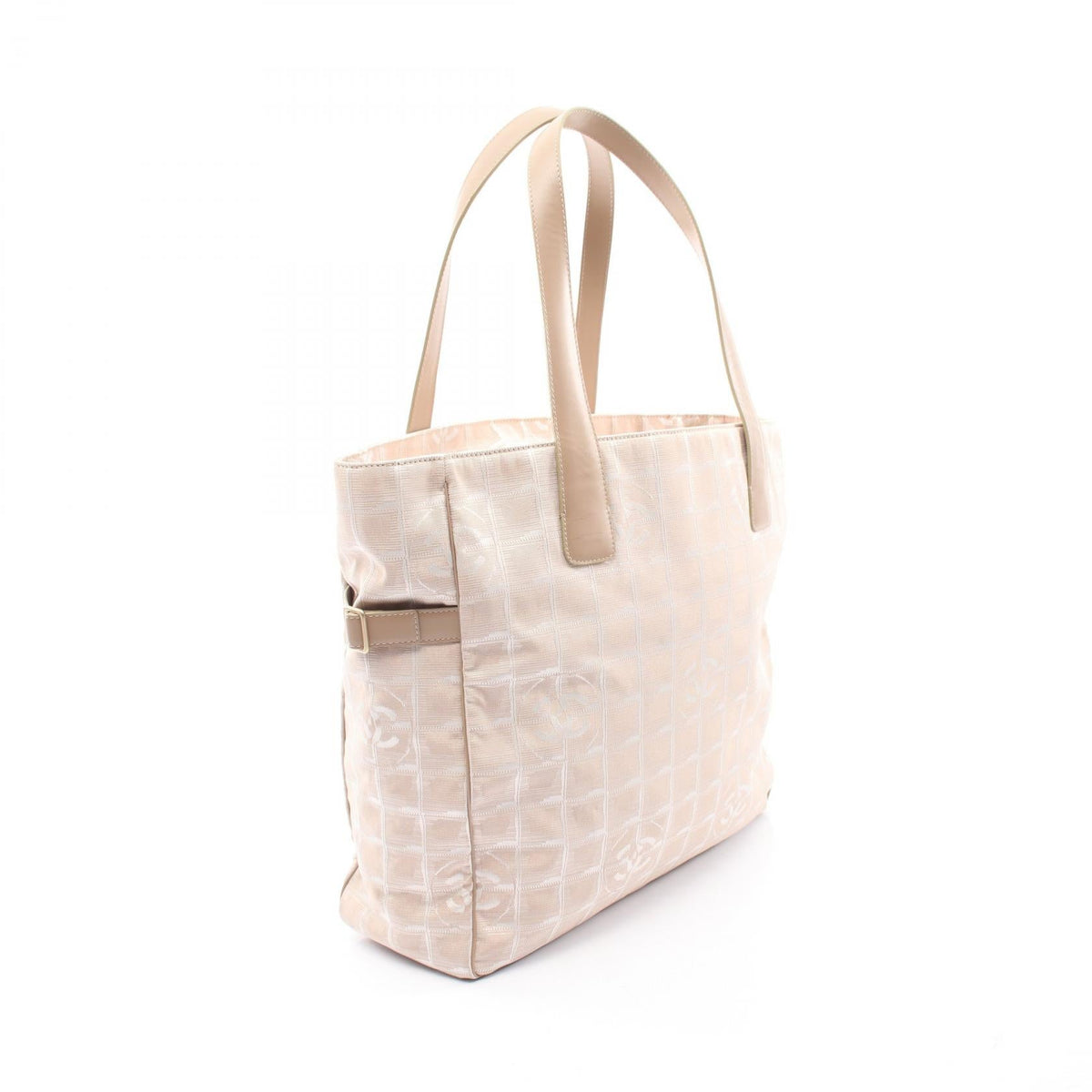 CHANEL Pink New travel line GM leather�Nylon canvas A15825 2101219908670