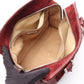 LOEWE Amazonas Handbag Bordeaux Suede leather 2101219904436