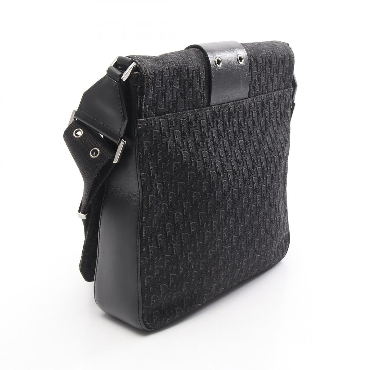 Dior street chic trotter Shoulder Bag Black canvas leather 2101219904566