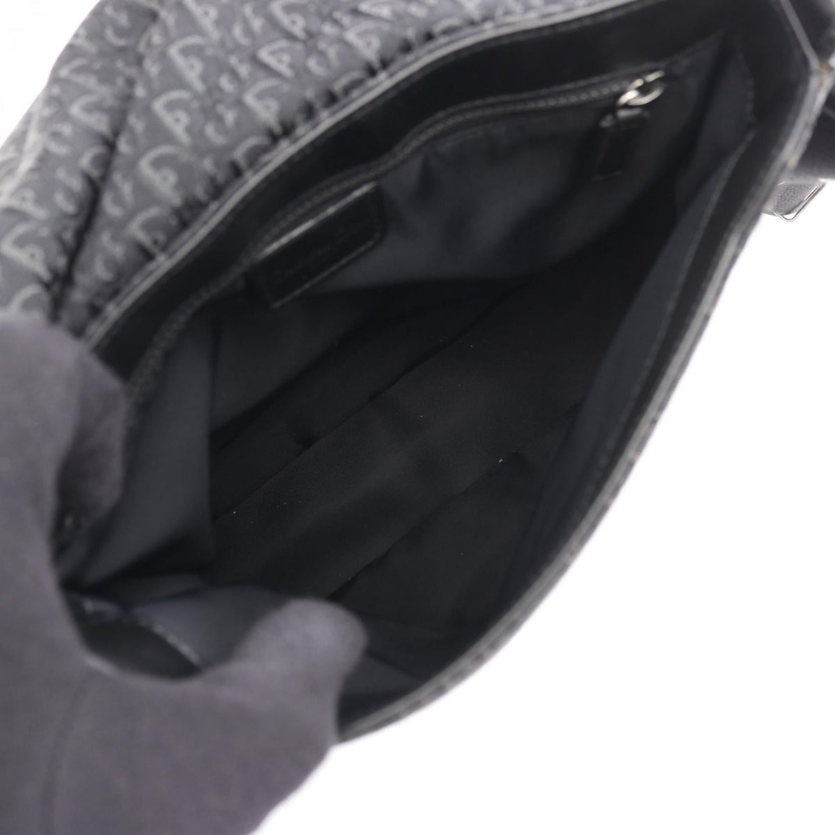 Dior street chic trotter Shoulder Bag Black canvas leather 2101219904566