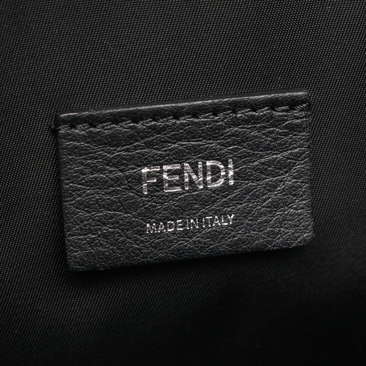 FENDI SUNSHINE MEDIUM 2WAY Tote Bag Black canvas�leather 8BH386 2120900121273