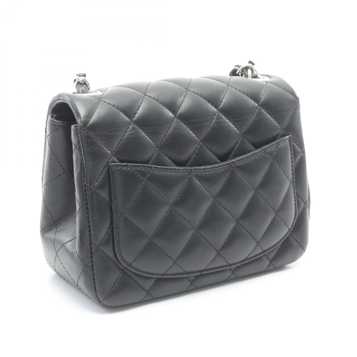 CHANEL Black Mini Matelasse Lambskin (sheep leather) 2120300051095