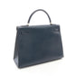 HERMES Kelly 32 outer stitch 2WAY HandbagBlue indigo Blue indigo Navy Epsom leather Epsom 2120300051217