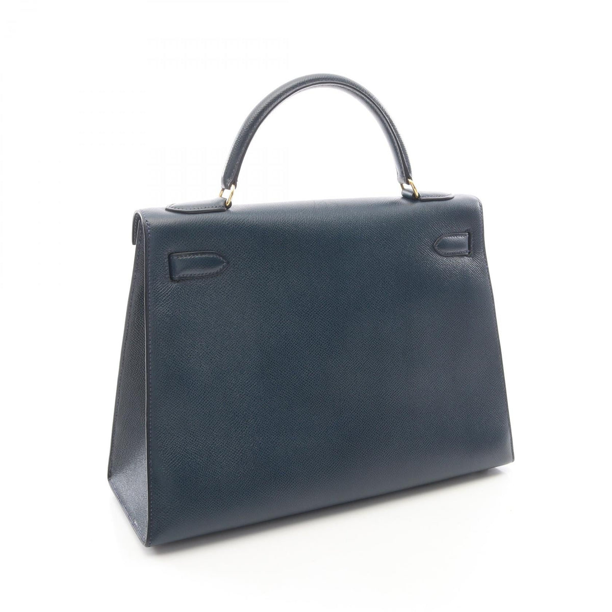 HERMES Kelly 32 outer stitch 2WAY HandbagBlue indigo Blue indigo Navy Epsom leather Epsom 2120300051217