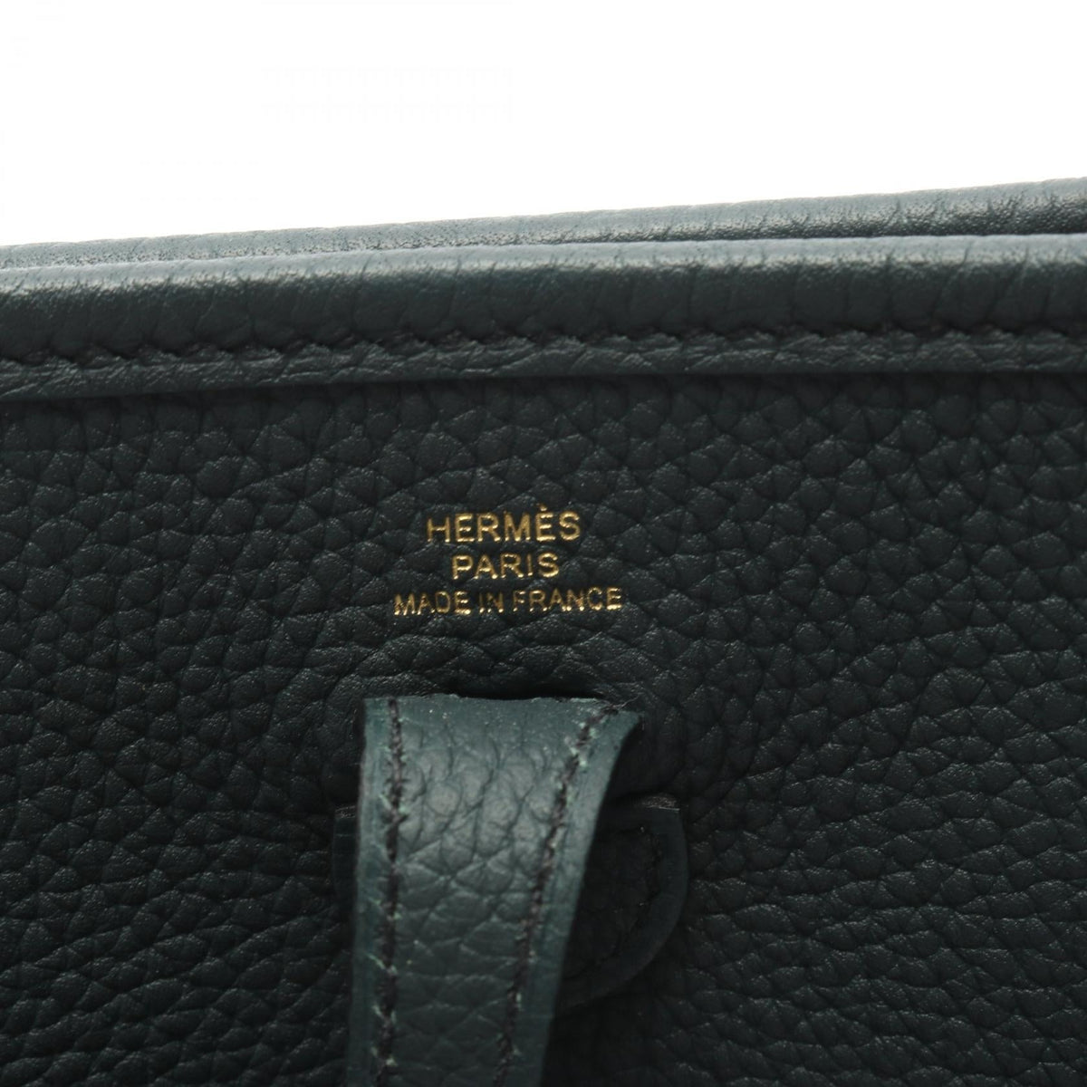HERMES EvelyneTPM Amazon Vert cypres Shoulder BagVert cypres Vert cypres Green Taurillon Clemence leather 2120300051163