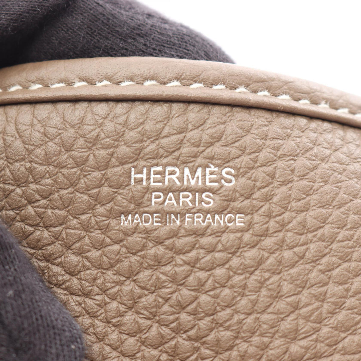 HERMES Evelyne 3 Trois PM Etoupe Grey Shoulder BagEtoupe Grey Etoupe Grey Gray Taurillon Clemence leather 2120300051187