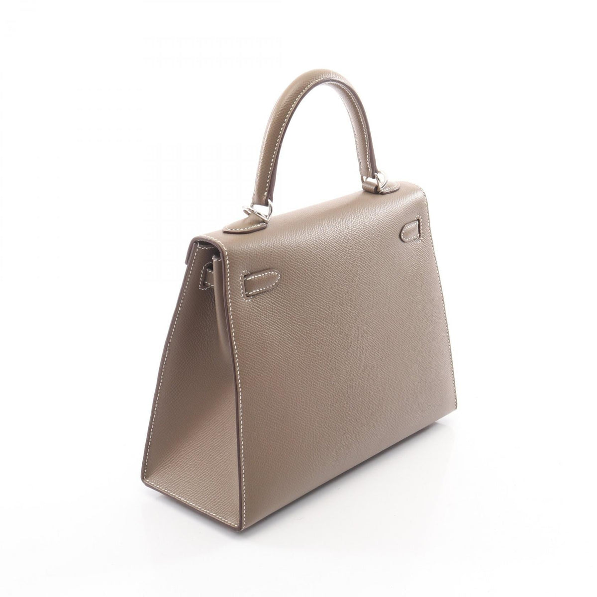 HERMES Kelly 25 (External Stitching) 2-Way HandbagEtoupe Grey Etoupe Grey Gray Epsom leather Epsom 2101219888033
