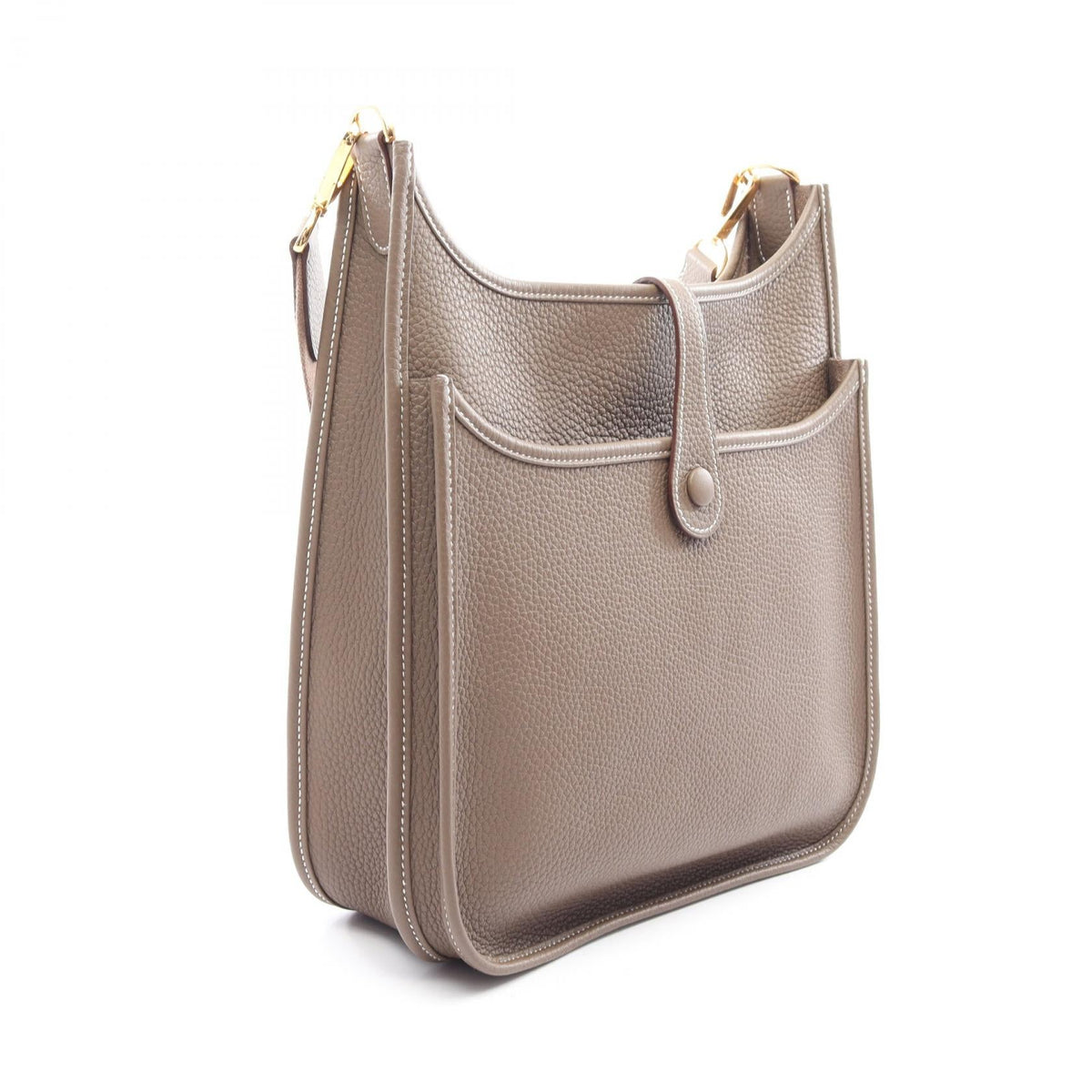 HERMES Evelyne 3 Troyes PM Shoulder BagEtoupe Grey Etoupe Grey Gray Taurillon Clemence leather Taurillon Clemence 2101219887821
