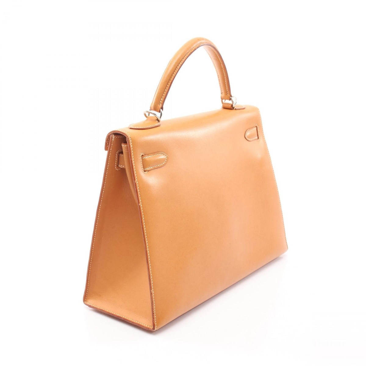 HERMES Kelly 32 Natural, external stitching, 2-way HandbagNatural Natural Brown Chamonix leather leather 2101219887876