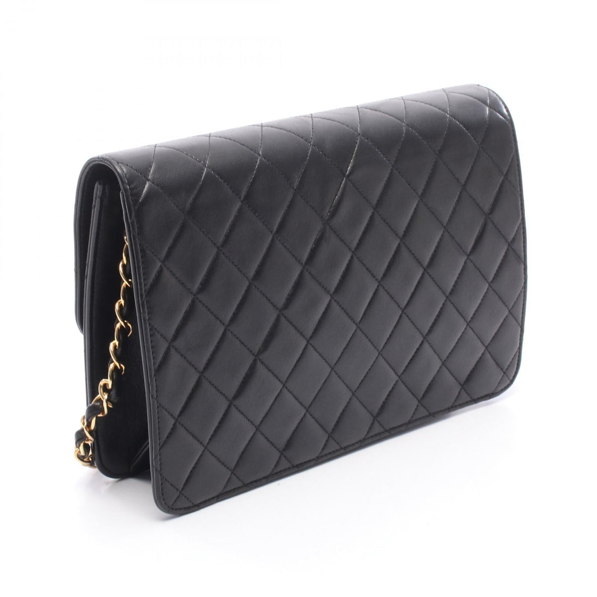 CHANEL Black Matelasse Lambskin (sheep leather) 2101219887890