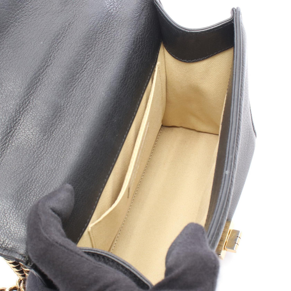 CHANEL Black 2.55 Matelasse 2WAY leather 2101219887968