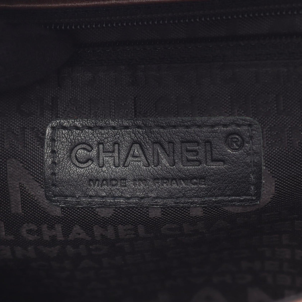 CHANEL Brown COCO Mark Icon Motif, Limited Edition 2003 leather 2101219887999