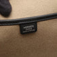 HERMES Etriviere Pocket 27 Tote Bag Khaki/Black Towargo eran leather canvas 2101219888002