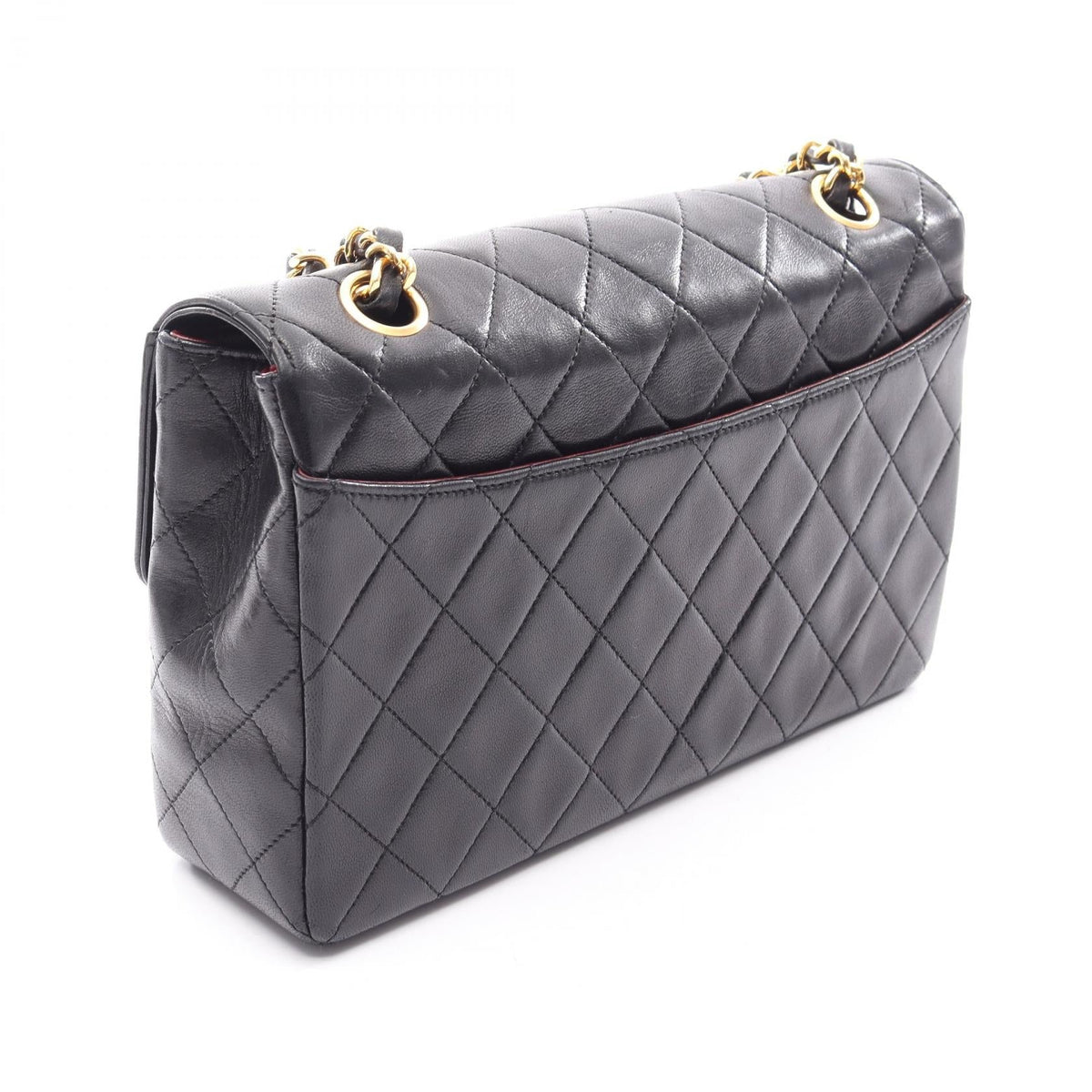 CHANEL Black Matelasse Lambskin (sheep leather) 2101219888095