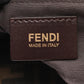 FENDI Zucca Shoulder Bag Brown/Black PVC coated canvas leather 2101219888651