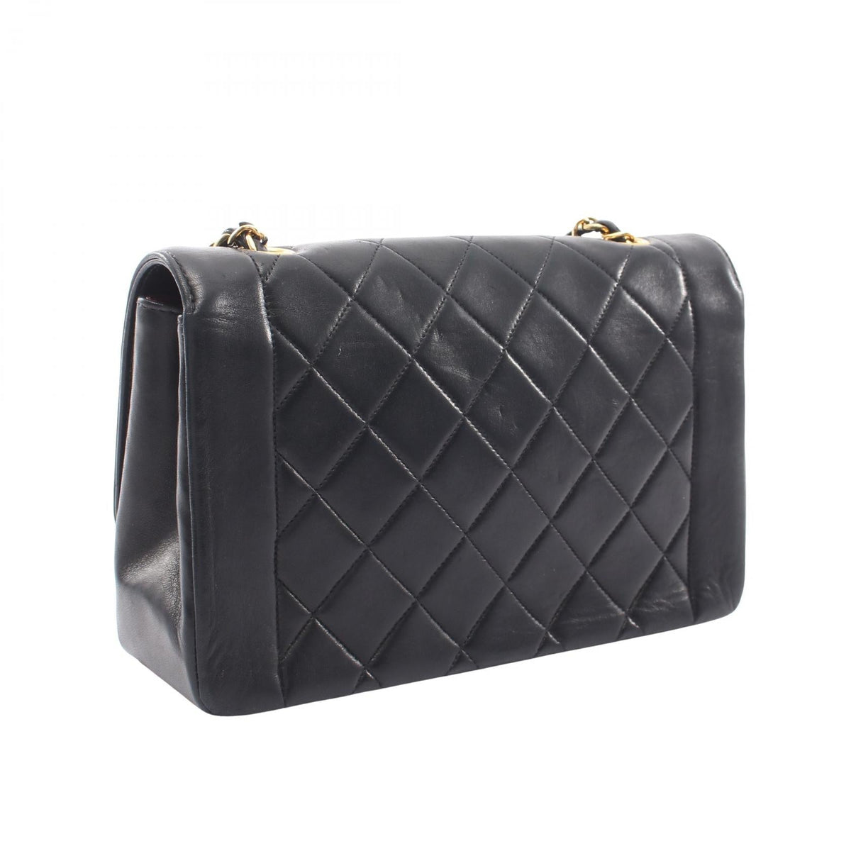 CHANEL Black Matelasse Diana Flap Lambskin (sheep leather) A01165 2101219886640
