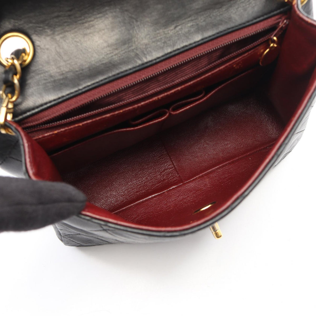 CHANEL Black Mini Matelasse 20 Lambskin (sheep leather) A01163 2101219887234