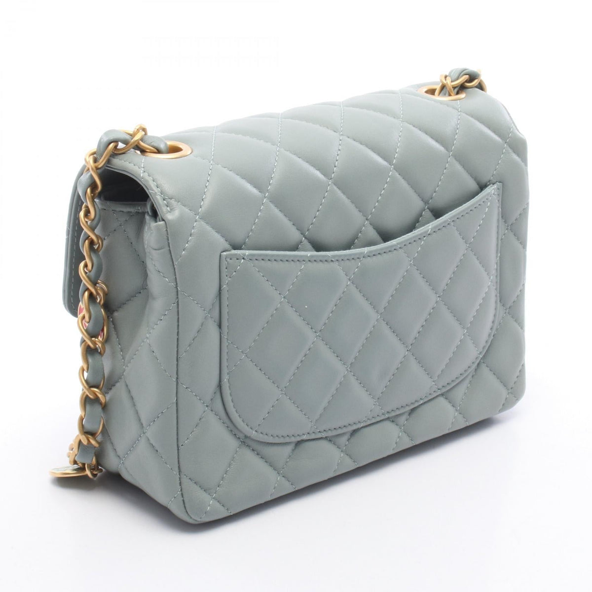 CHANEL Blue Mini Matelasse leather AS3738 2106800631012