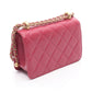 CHANEL Pink Matelasse small flap leather AS2649 2106800631050