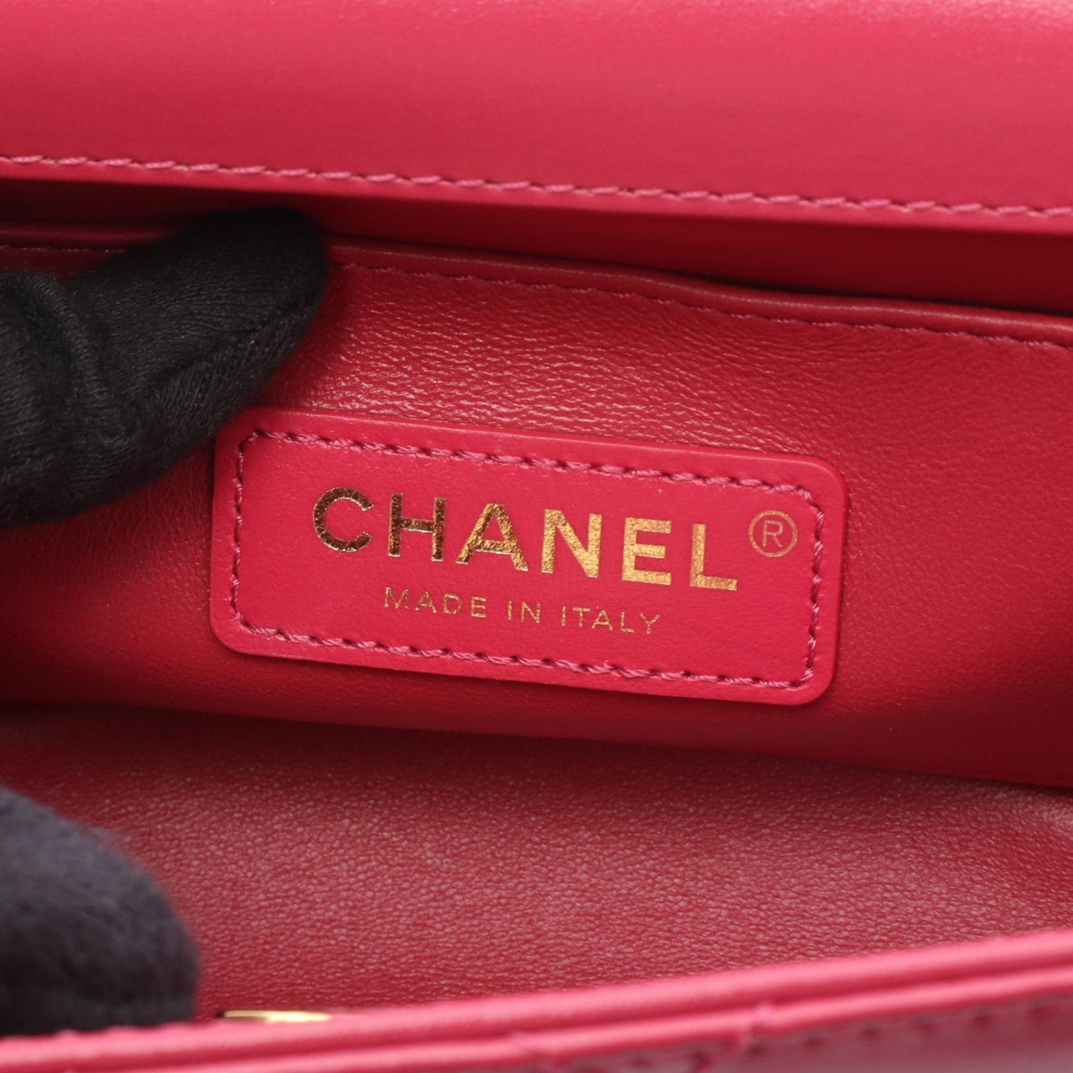 CHANEL Pink Matelasse small flap leather AS2649 2106800631050