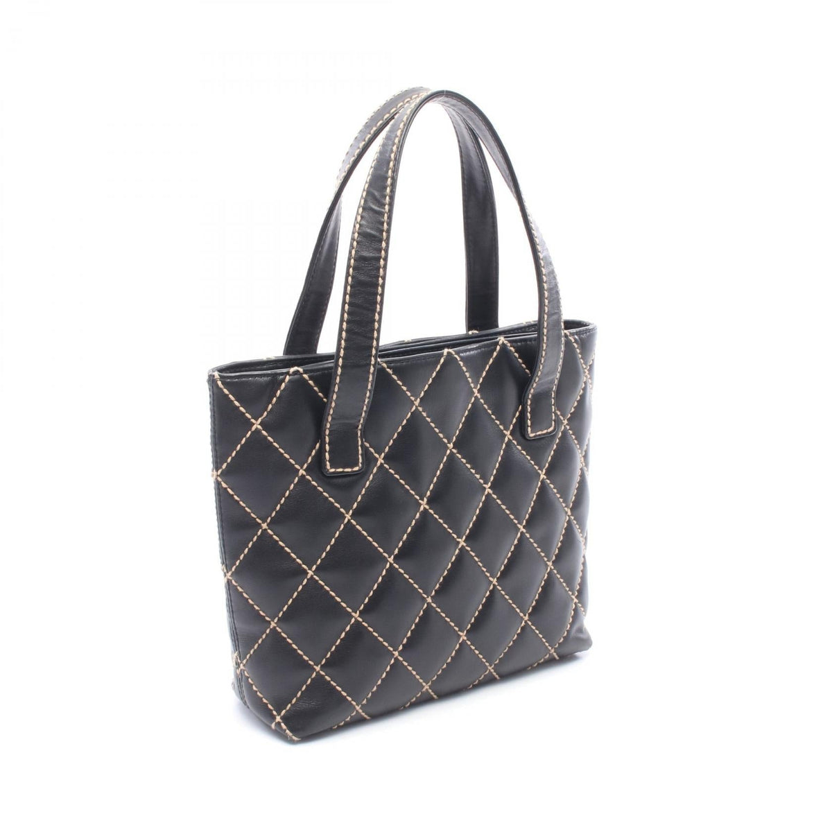 CHANEL Black Wild stitch leather 2101219887258