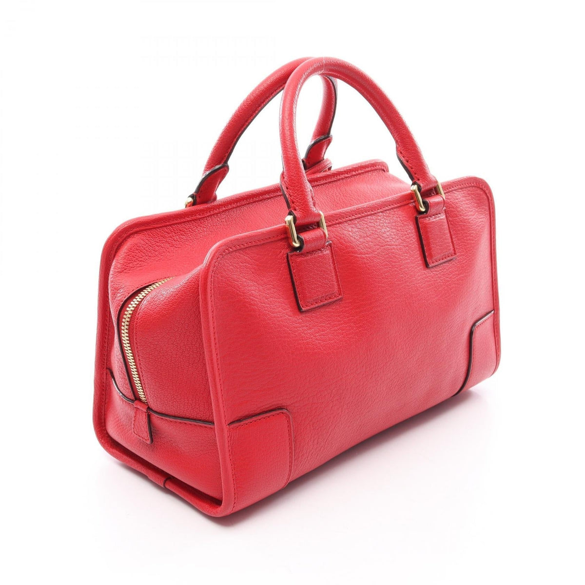 LOEWE Americana 28 Handbag Red leather 2101219887524