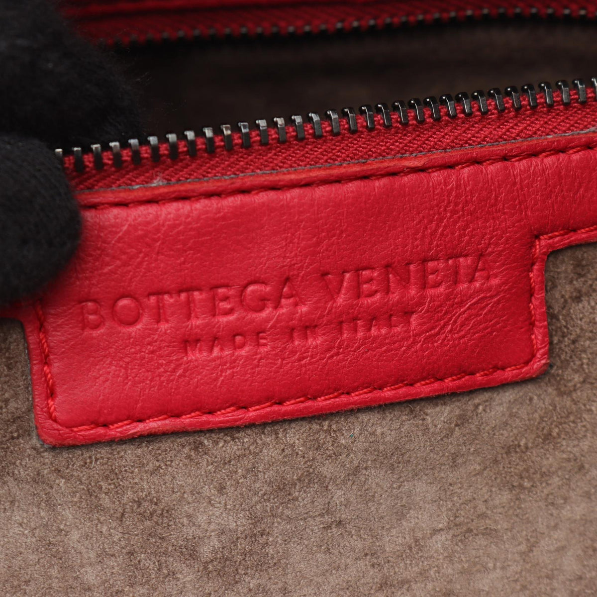 BOTTEGA VENETA Intrecciato Hobo Handbag Pink/Red leather 2101219887647