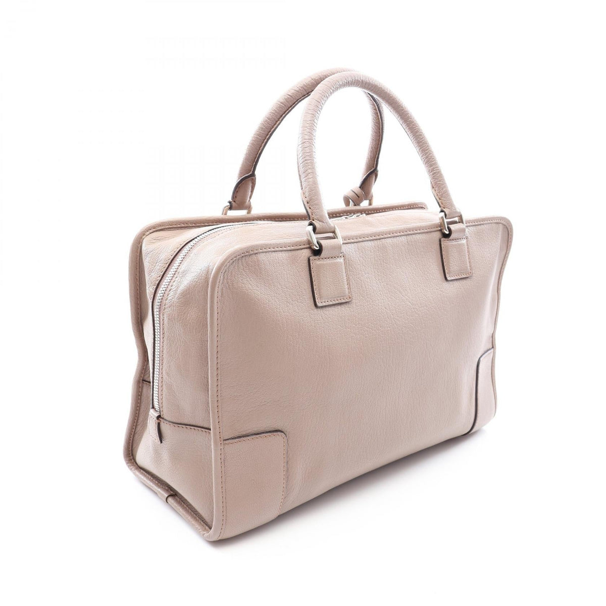 LOEWE Amazona 36 Handbag Beige leather 2101219885582