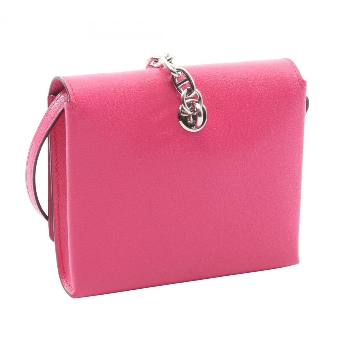 HERMES Chaine dancre To-Go Compact Shoulder BagRose extreme Rose extreme Pink leather Chevre Shamquila 2107601156384