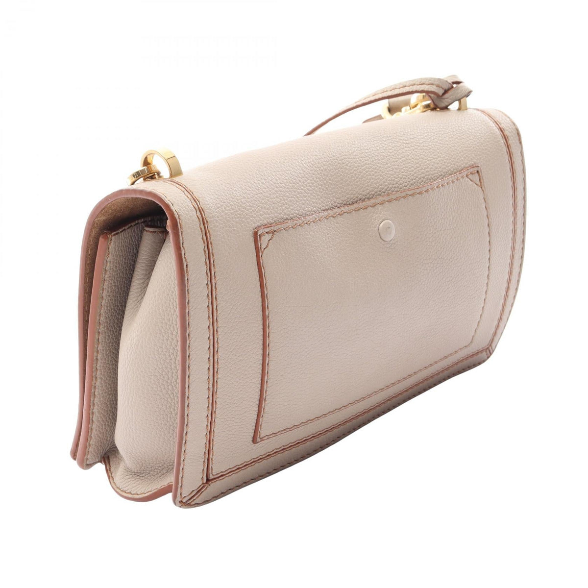 LOEWE Barcelona Soft 2WAY Shoulder Bag Beige leather 2101219879673