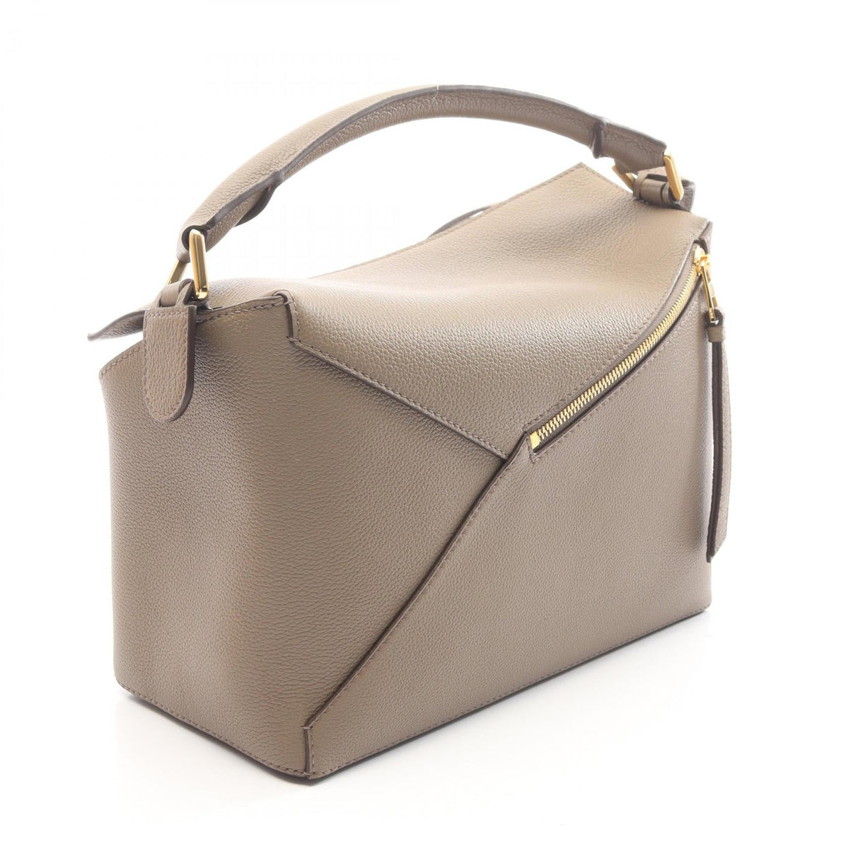 LOEWE Puzzle Edge Medium Handbag Gray leather A510P49X263170 2101219879949