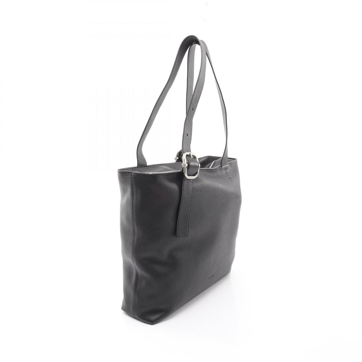 LOEWE Loop Zip Tote Bag Black leather BB22LTTX011100 2101219879963
