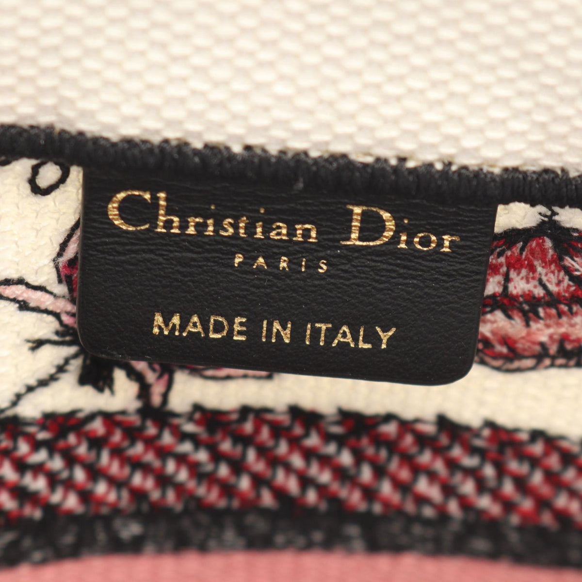 Christian Dior BOOK TOTE Small Florilegio Tote Bag White/Multicolor canvas M1265ZEMF 2120900133979