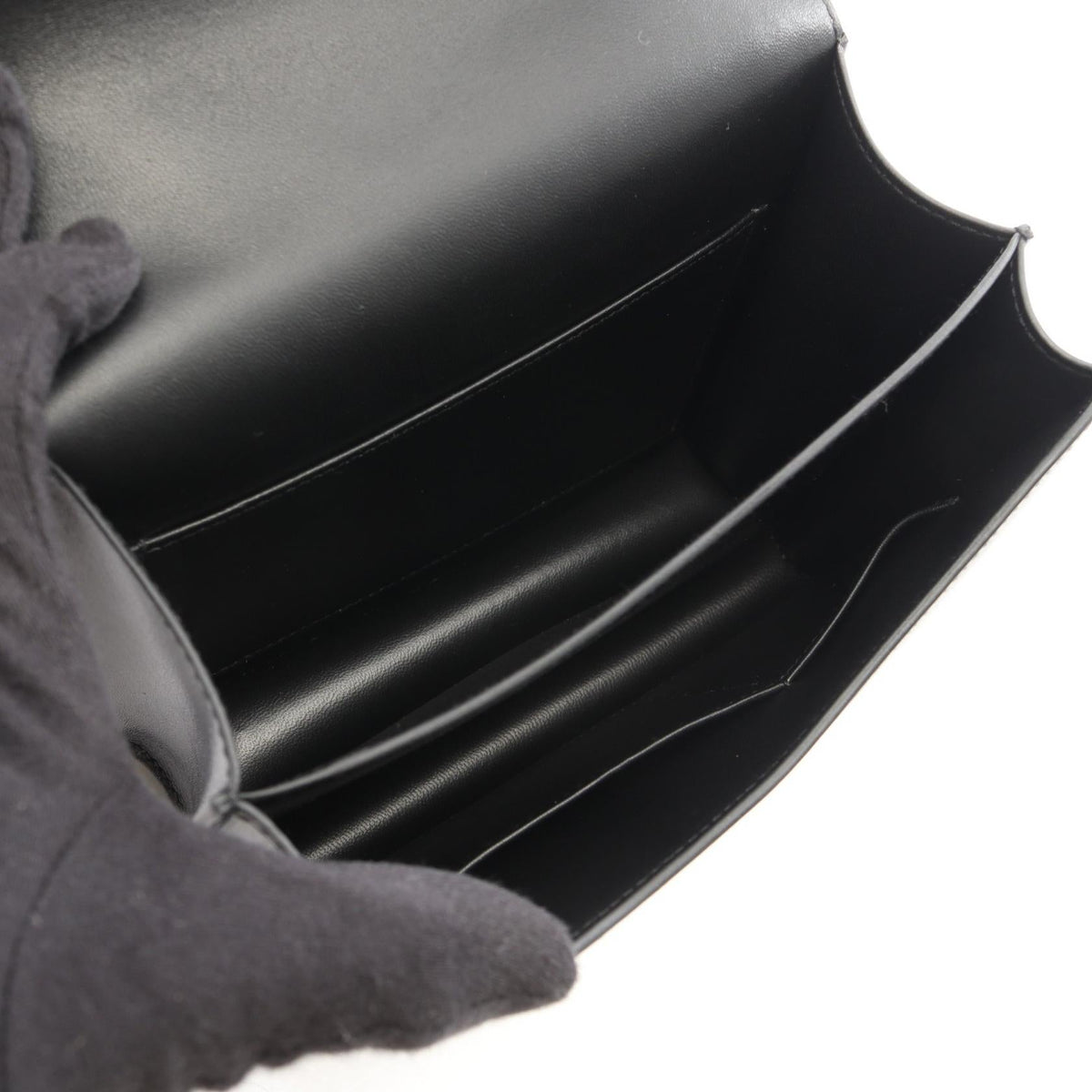 HERMES Constance 3 mini Shoulder Bag Black Box calf leather Calfskin (cowhide) 2104102532105