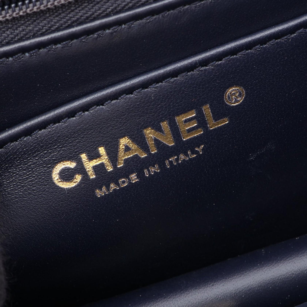 CHANEL Navy Matelasse 2WAY Lambskin (sheep leather) 2106800640755