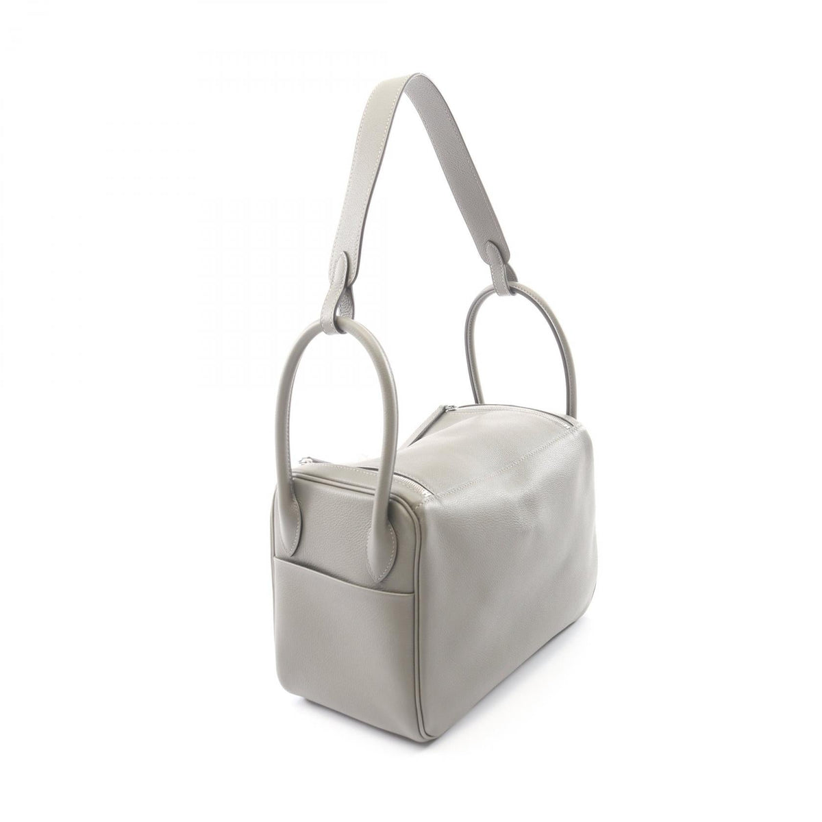 HERMES Lindy 26 Grimayer Shoulder Bag Gray Evercolor leather Other Evercolor leather 2101220097370