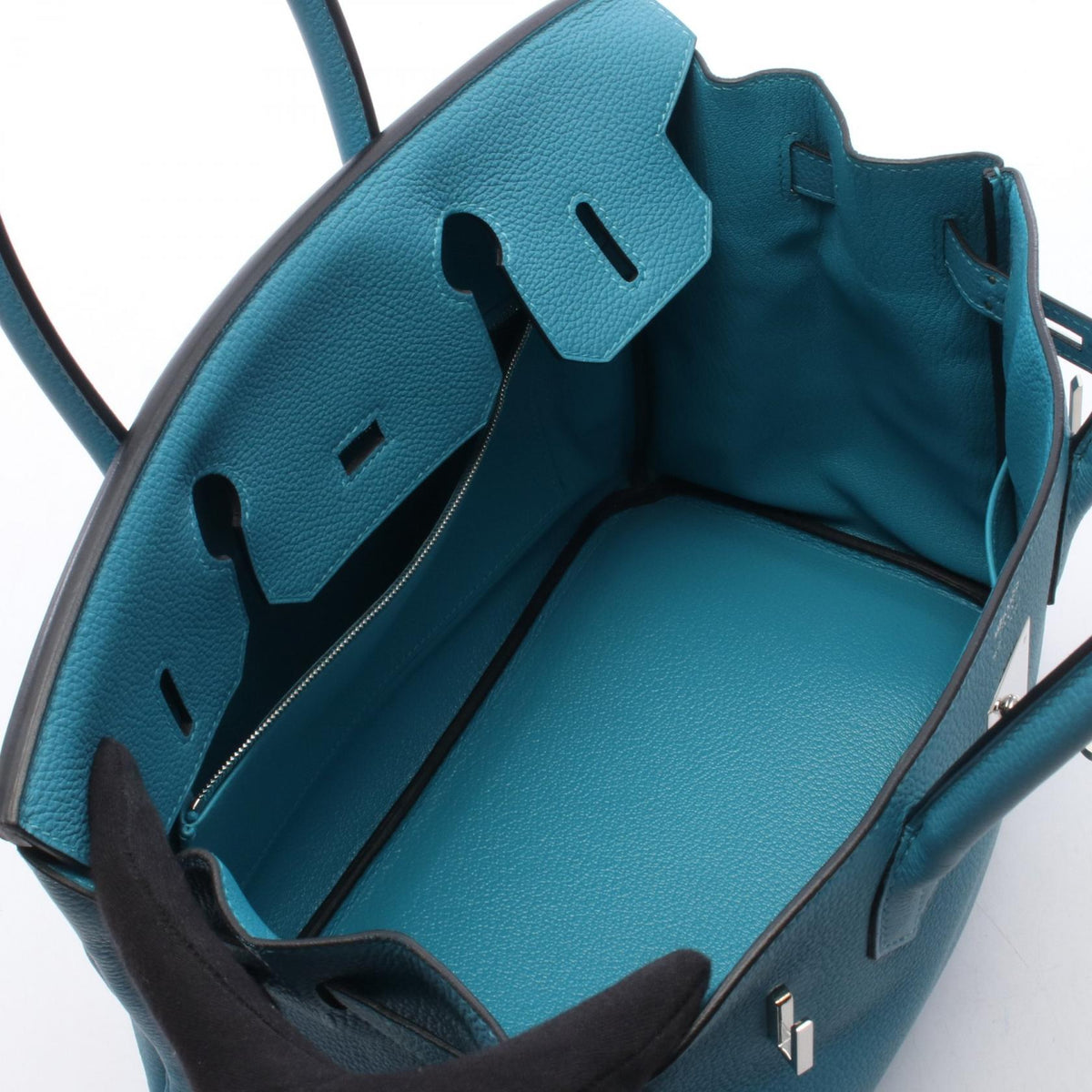 HERMES Birkin 30 HandbagTurquoise Turquoise Blue Togo leather leather Togo leather 2101220097523