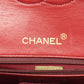 CHANEL Black Matelasse double flap Lambskin (sheep leather) 2101220098445