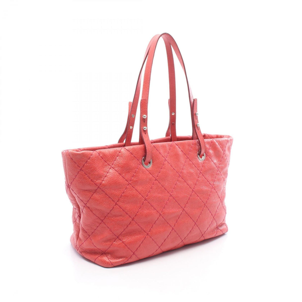 CHANEL Red On the load leather 2101220098926