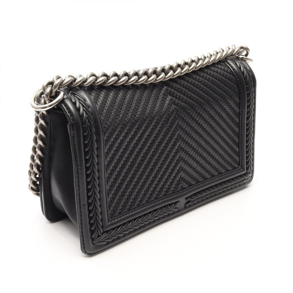 CHANEL Black Boy chanel leather 2101220098971