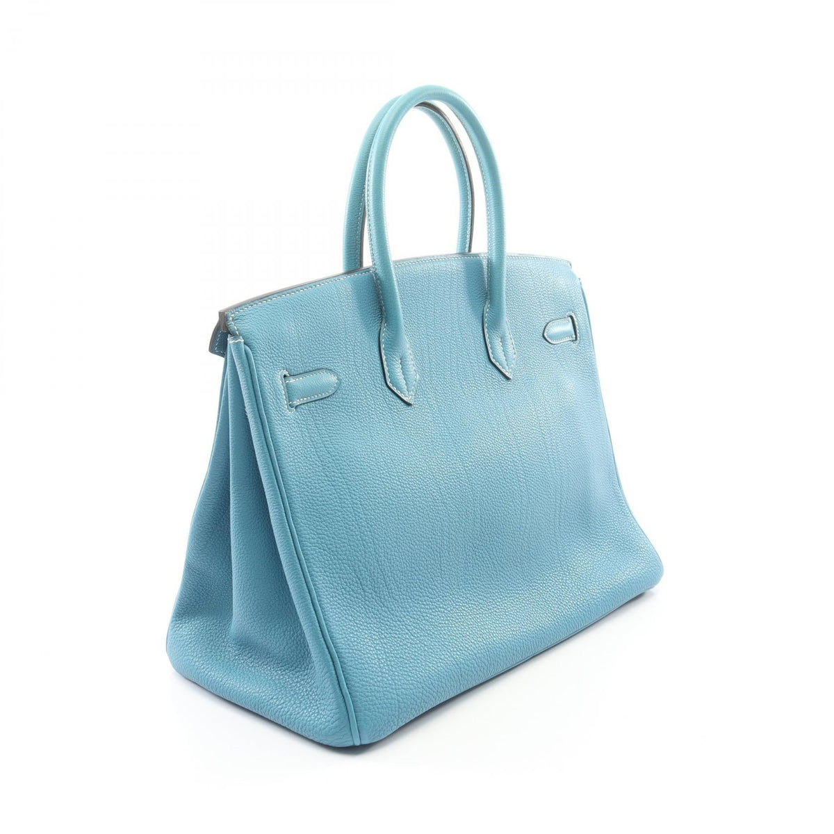 HERMES Birkin 35 Blue jean Handbag Blue Togo leather Other Togo leather 2101220099886