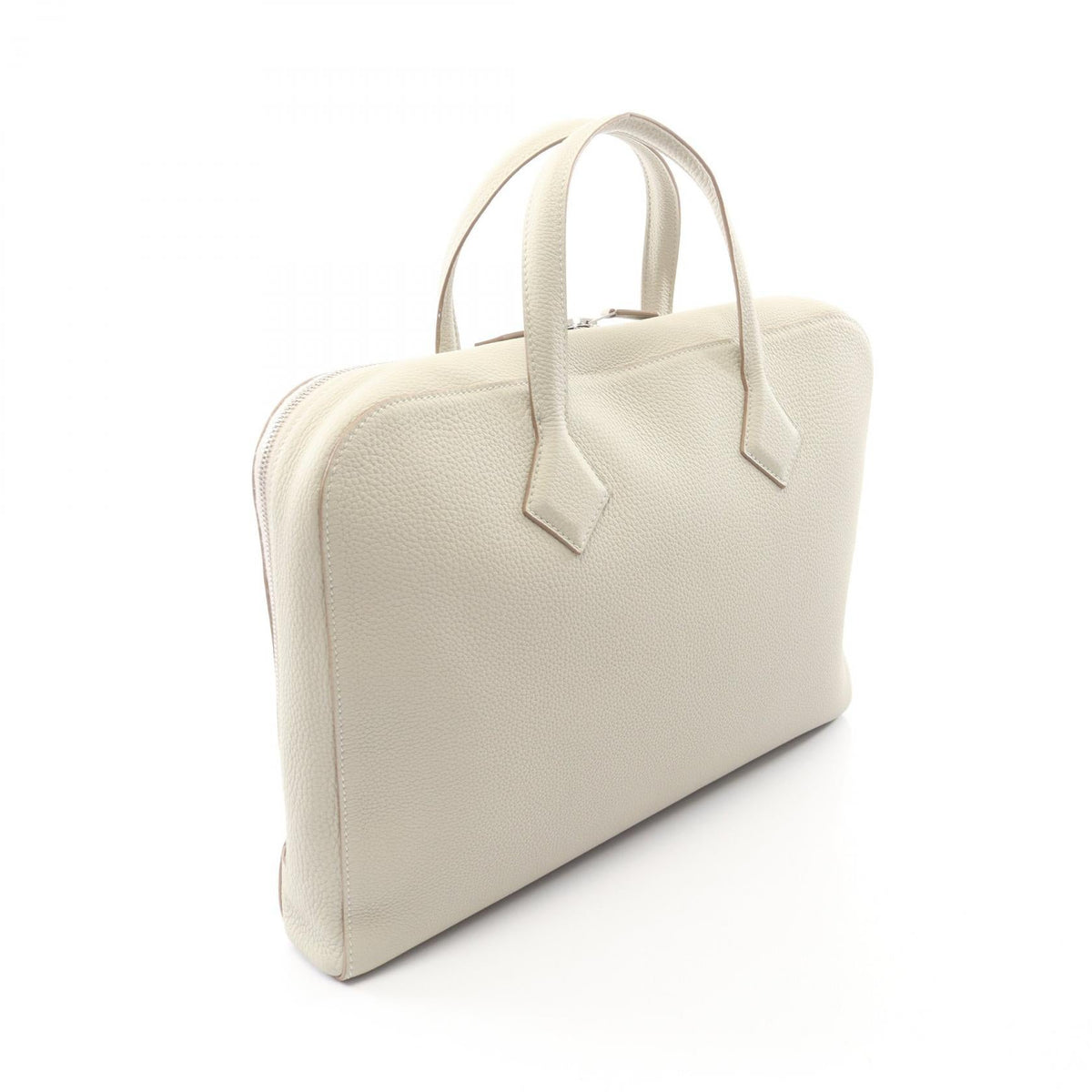 HERMES Victoria Light Briefcase Gray Togo leather leather Togo leather 2101220100520