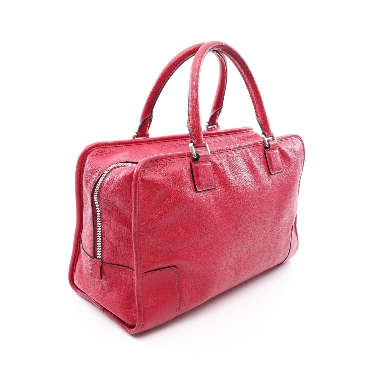 LOEWE Amazona 36 Handbag Red leather 2101220102517