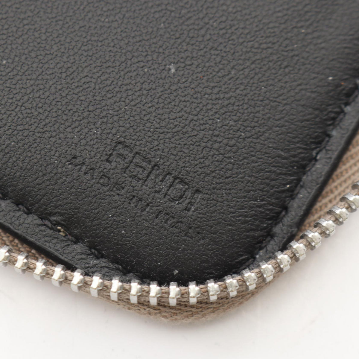 FENDI business bag clutch bag Beige leather 7N0167 2101220104184