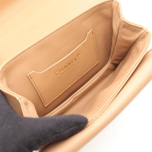 CHANEL Beige Matelasse 2WAY Grained Calfskin leather AS4286 2106800641042