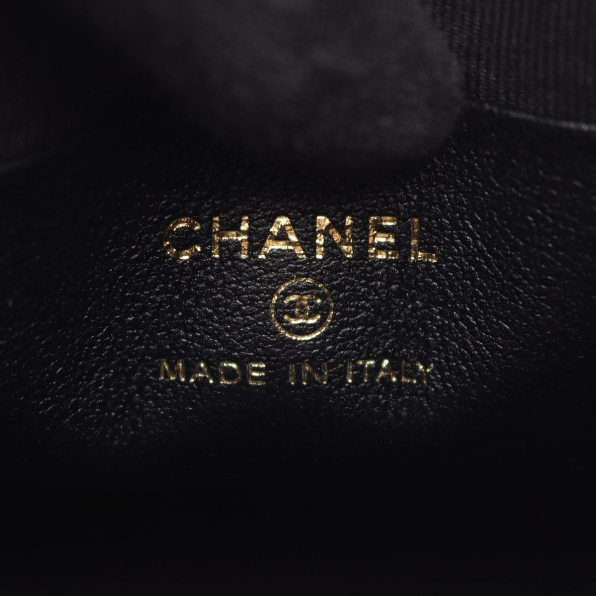 CHANEL Black Matelasse Drawstring Bucket Bag Small Lambskin (sheep leather) AP4354 2106800641059