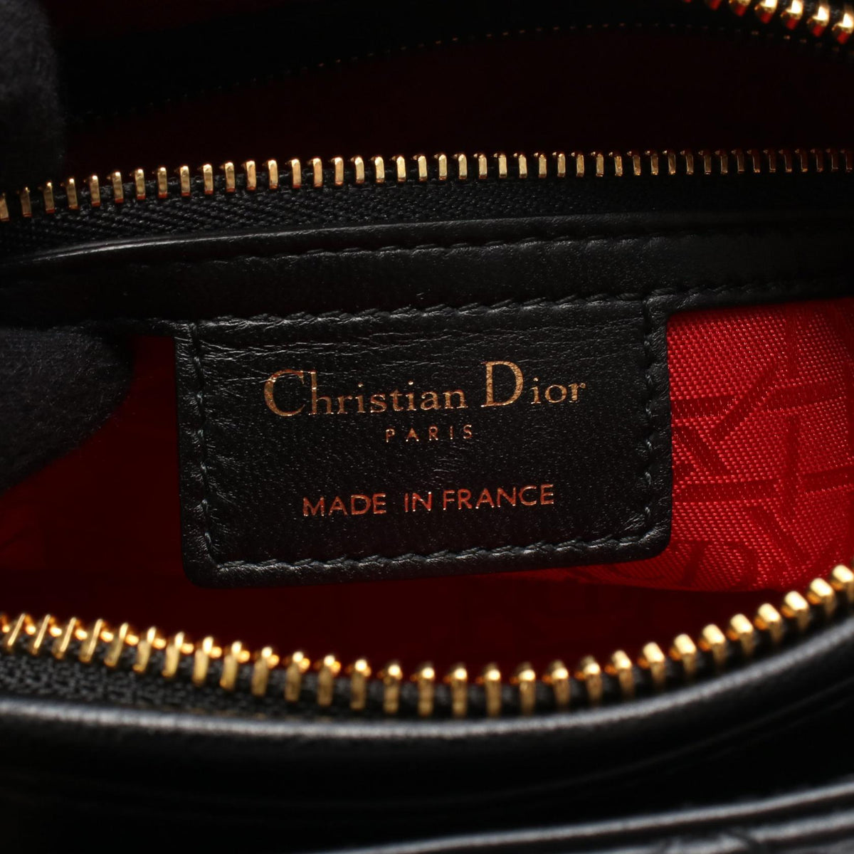 Dior Lady Christian Dior Cannage 2WAY Handbag Black leather CAL44550 2106800641110