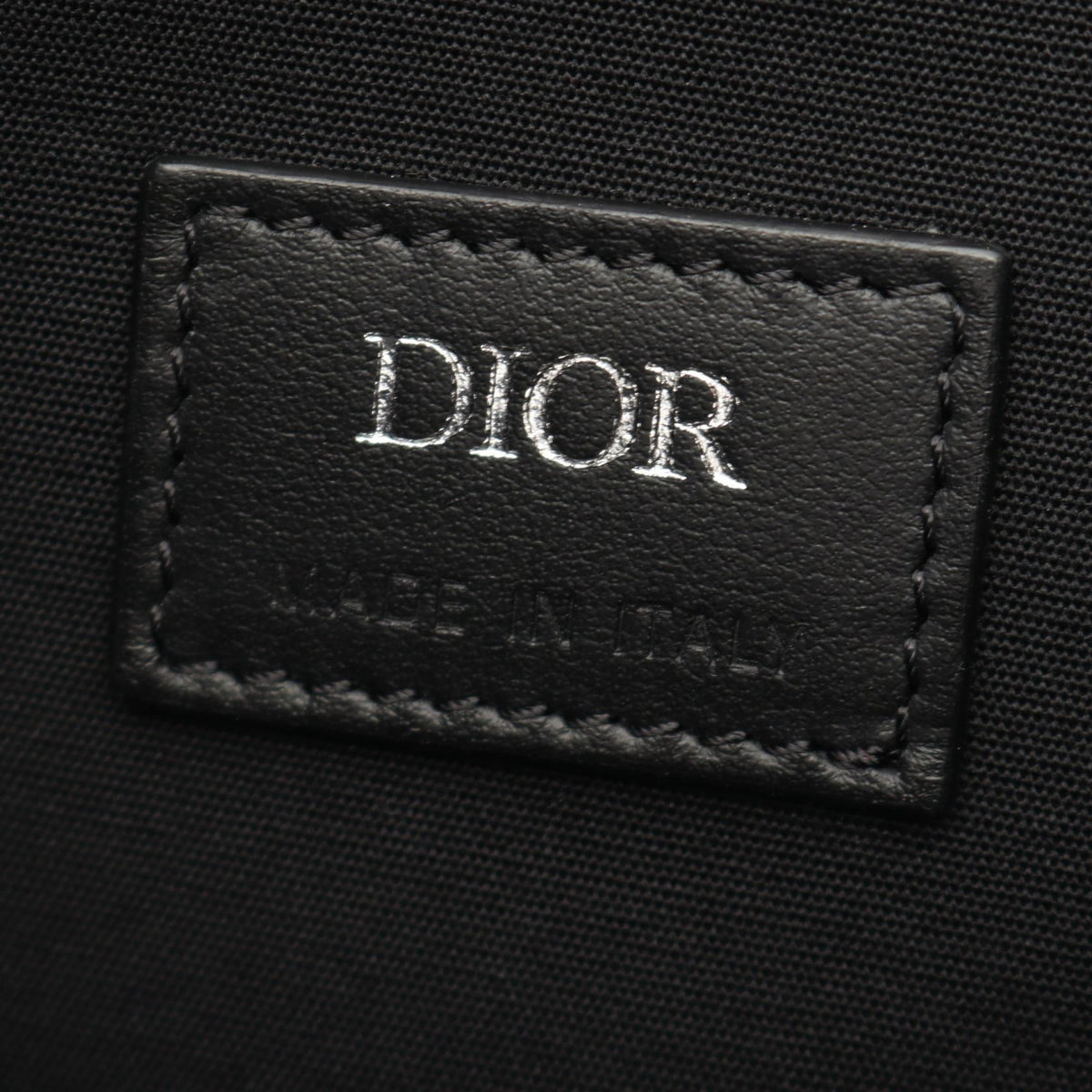 Dior HIT THE ROAD Small CD Diamond Rucksack Backpack Black PVC coated canvas�leather 2120100036520