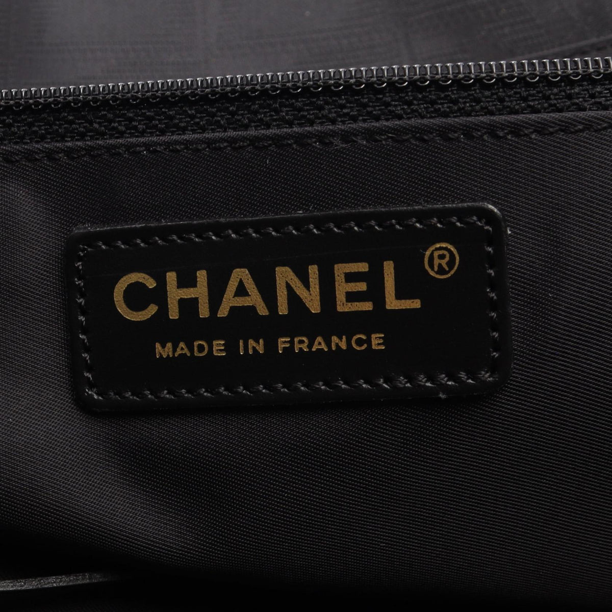 CHANEL Black New Travel Line MM leather�Nylon canvas A15991 2101220031558