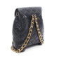 CHANEL Black Matelasse Turn Lock Chain Lambskin (sheep leather) 2101220037871